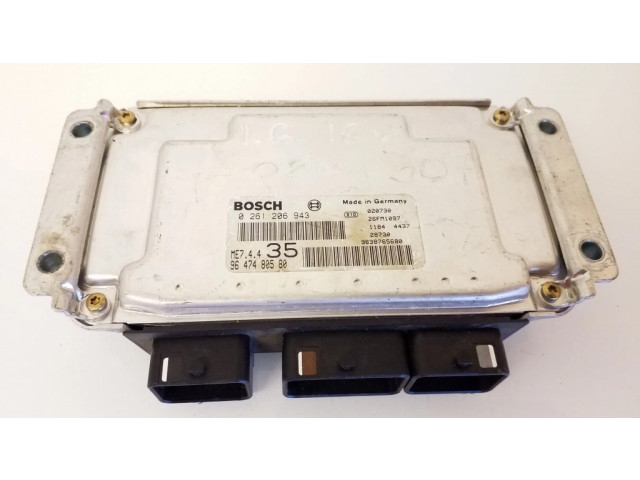 Řídící jednotka 0261206943, 9647480580   Citroen C3 2003
