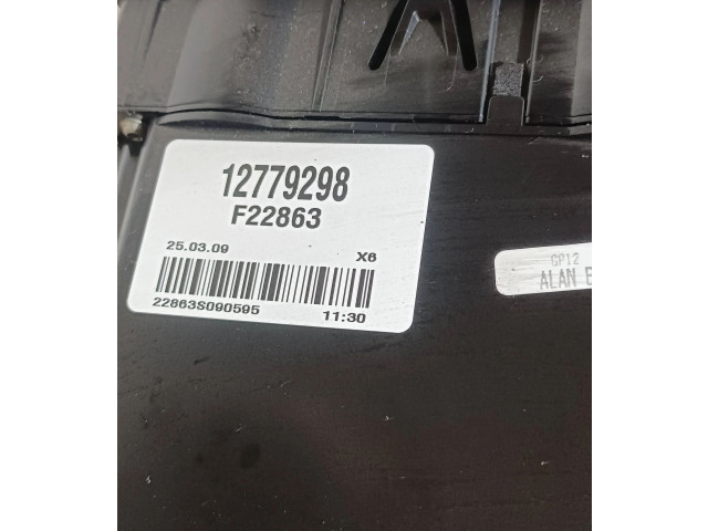 Блок управления климат-контролем 12779298, F22863 Saab 9-5