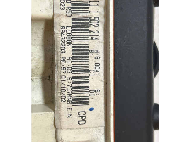 Блок управления климат-контролем 69432203, 03S7C7MN   Mini Cooper Hatch Hardtop