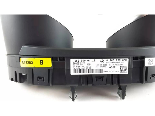 Přístrojová deska Mercedes-Benz GLE (W166 - C292) 2017 A1669000417, A1669012706