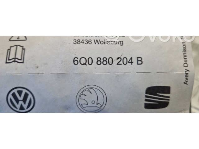 Надувная подушка для пассажира 6Q0880204B Skoda Fabia Mk1 (6Y) 1999 - 2007 года