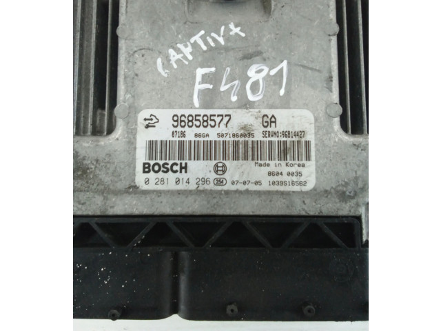 Řídící jednotka 96858577 Chevrolet Captiva 2007