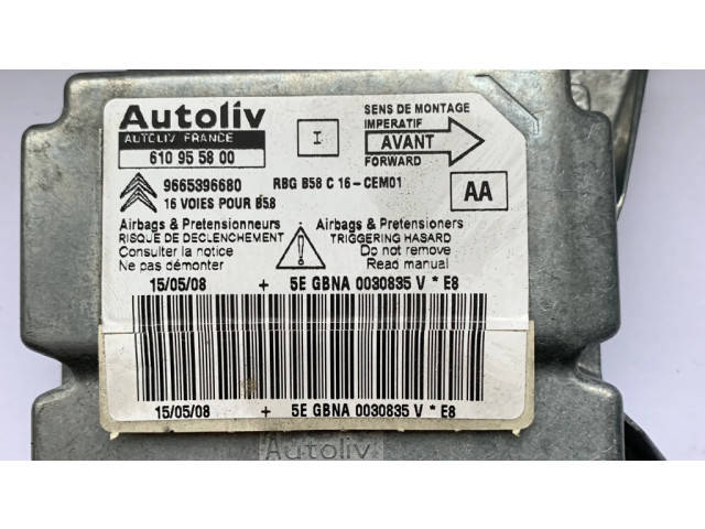 Блок подушек безопасности 9665396680, 610955800 Citroen C4 I Picasso