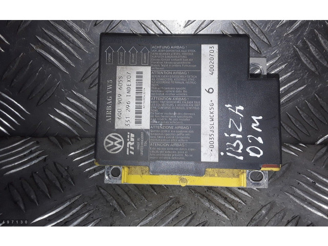 Блок подушек безопасности 6q0909606s, 331296   Seat Ibiza II (6k)