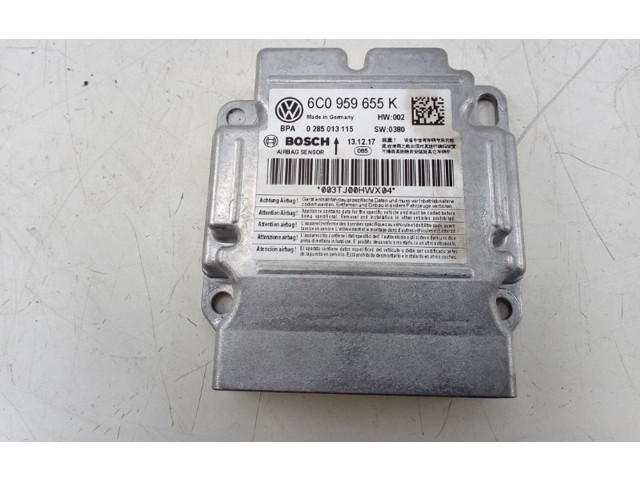 Блок подушек безопасности 6C0959655K, 6C0959655K Skoda Fabia Mk2 (5J)