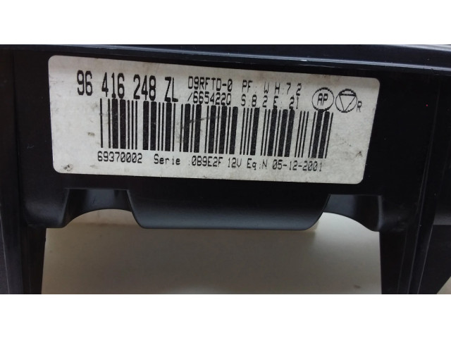 Блок управления климат-контролем 96416248ZL, 6654220   Peugeot 406