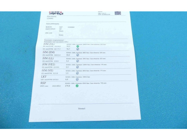 Форсунка 0445110523, IMPRK1230062    Maserati Ghibli   