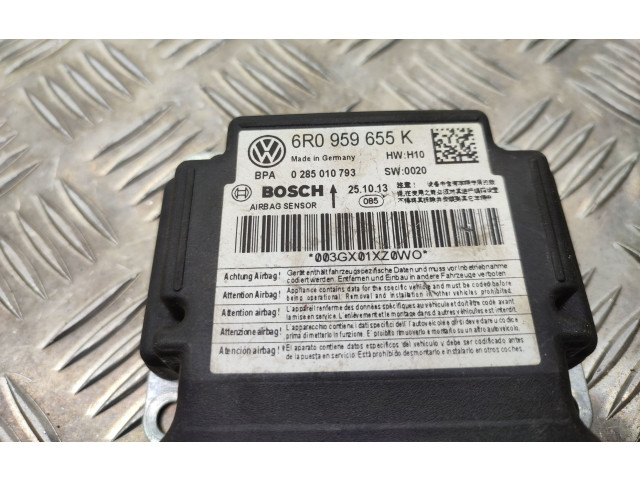 Блок подушек безопасности 6R0959655K Skoda Fabia Mk2 (5J)