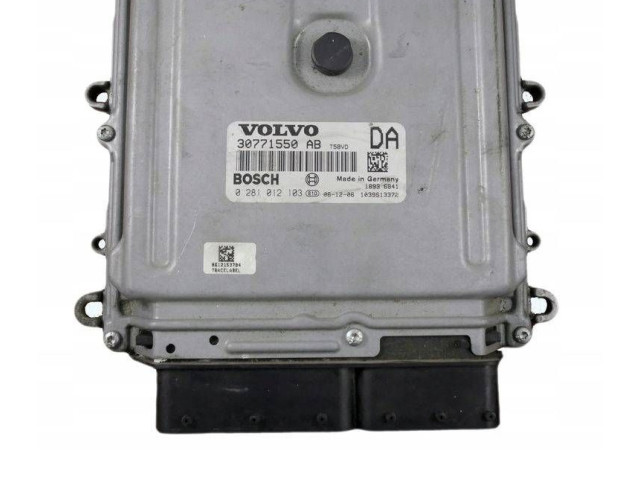 Блок управления двигателя 30771550AB, 0281012103 Volvo XC90