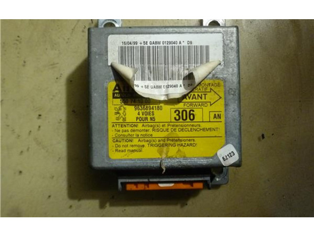Блок подушек безопасности 550741000, 9636894180 Peugeot 306
