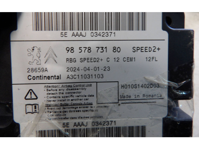 Блок подушек безопасности 9857873180, A3C11031103 Peugeot 2008 II