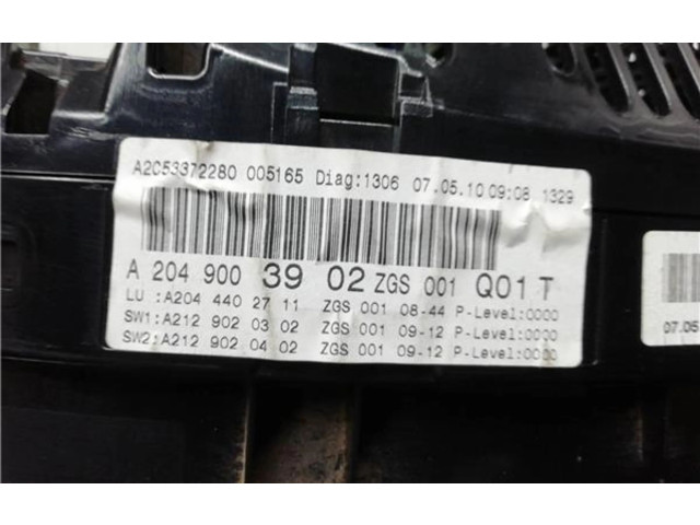 Přístrojová deska  Mercedes-Benz GLK (X204) 2010 A2049003902, A2049003902  