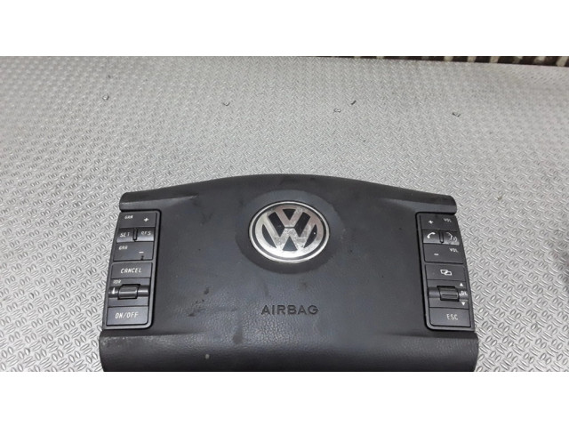 Подушка безопасности водителя 3D0880201BK Volkswagen Phaeton