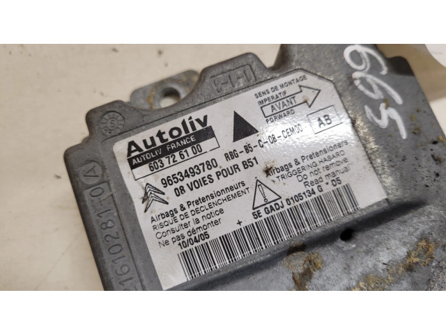 Блок подушек безопасности 603726100, 9653493780   Citroen C4 I