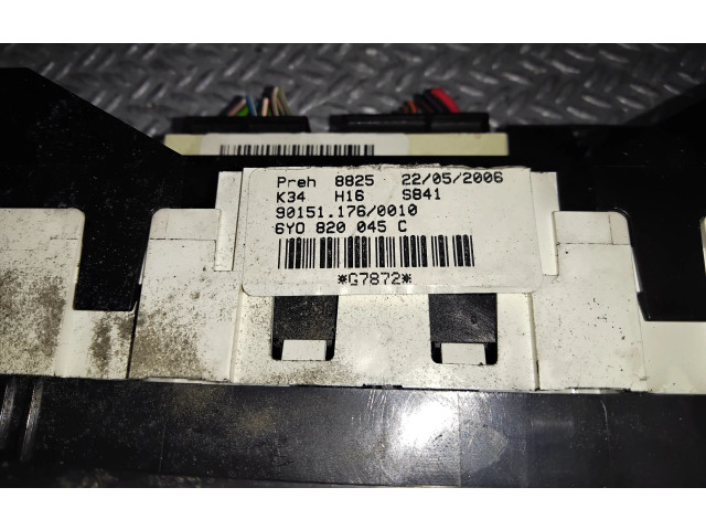 Блок управления климат-контролем 6Y0820045C   Skoda Fabia Mk1 (6Y)