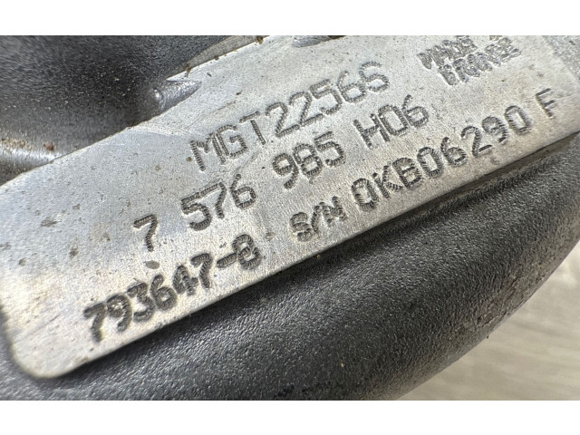 Turbodmychadlo Турбина 7576985, MGT22566 BMW 7 F01 F02 F03 F04 N63b44