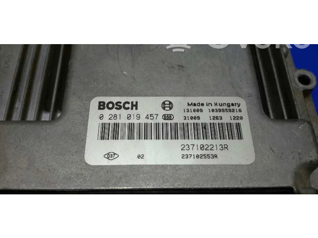 Блок управления двигателя 0281019457, 237102553R Dacia Logan Pick-Up