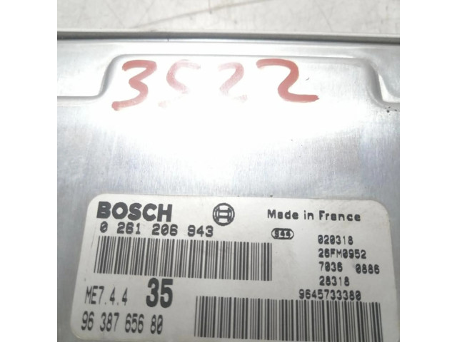 Řídící jednotka 9638765680, CENTRALITAMOTORUCE Honda Civic