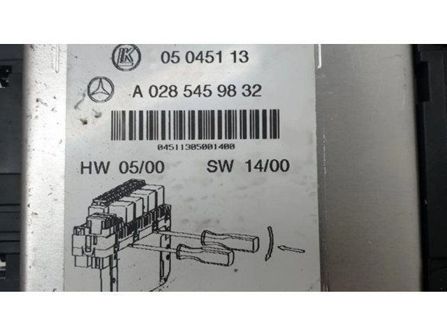 Pojistková skříňka A0285459832, 04511305001400 Mercede-Benz S W220 2002