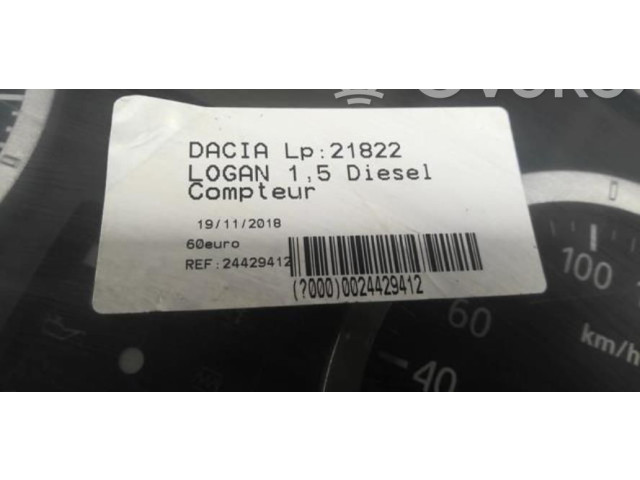 Панель приборов 248106397R Dacia Logan I