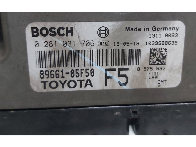 Řídící jednotka 0281031706, 8966105F50 Toyota Avensis T270 2016