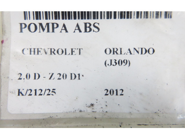 Блок АБС 10096045223, 13356788ACA   Chevrolet  Orlando  2011 -  года