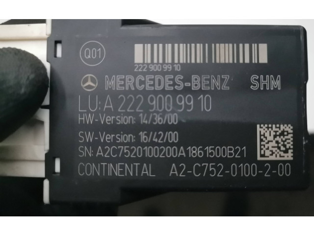 Рулевая рейка Модуль управления сидением A2229009910, A2C7520100200 Mercedes-Benz E W213 2016 - года
