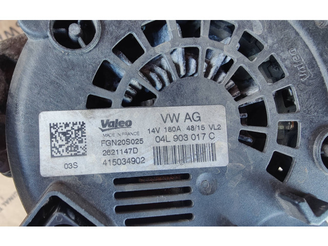 Генератор 04L903017C, 2621147D Audi A6 C7