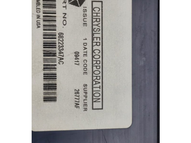 Блок управления 68223796AC   Jeep Wrangler