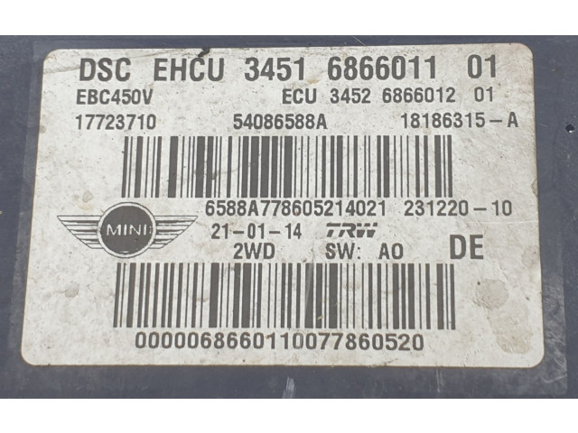 Jednotka ABS 34516866011, 6874553 Mini Cooper Countryman R60 2010