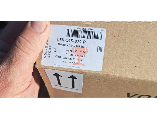  Турбина Audi A3 S3 8V  06K145874G, 06K145874P         