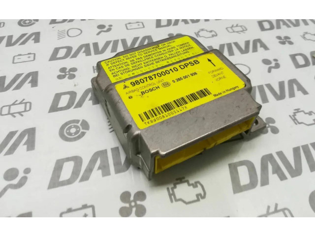 Блок управления надувных подушек 98078700010, 0285001936 Mitsubishi Colt
