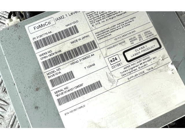 Радио/ проигрыватель CD/DVD / навигация 31357770, 31357770AA Volvo V60