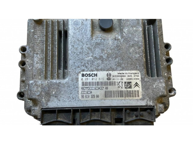 Řídící jednotka 0281012619, 9661032980 Peugeot Partner 2006