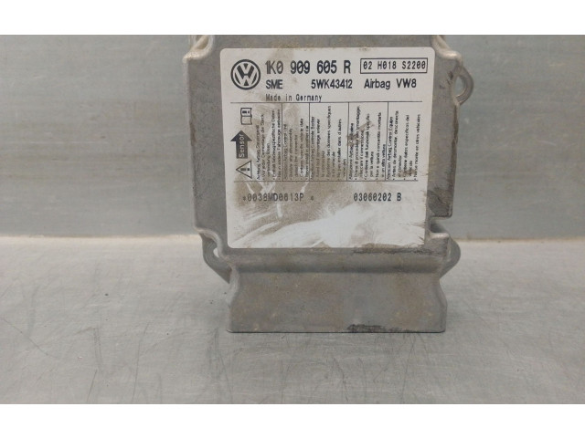 Блок подушек безопасности 1K0909605R, 5WK43412 Volkswagen Jetta V