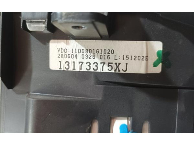 Geschwindigkeitsmesser Cockpit Y17DT, 13173375XJ   Opel Meriva A       