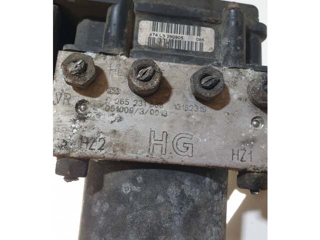 Блок АБС 13182319, 0265231588   Opel  Meriva A  2003 - 2010 года