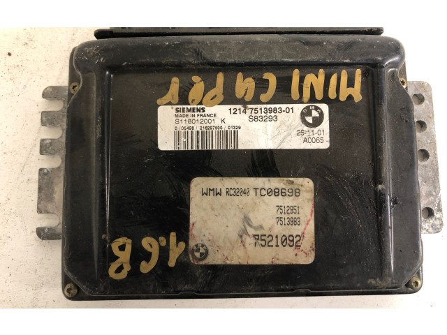 Řídící jednotka 1214751398301, S118012001K   Mini One - Cooper R50 - 53 2002