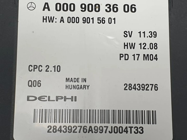 Блок управления A0009003606, A0009015601 Infiniti Q30