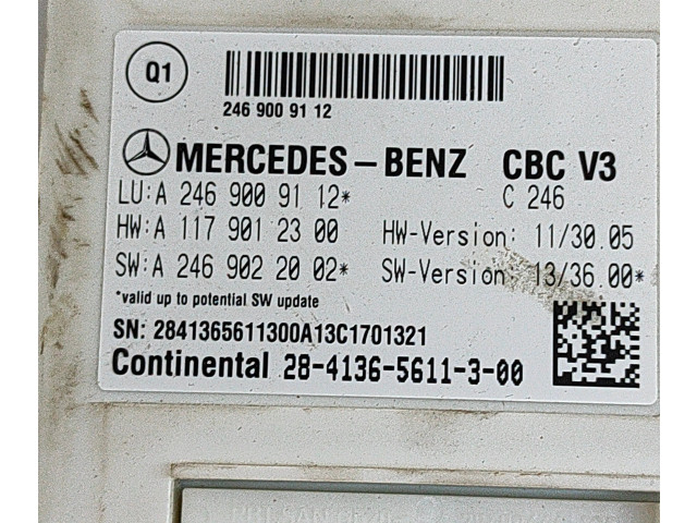 Блок комфорта A2469009112, A1179012300   Mercedes-Benz GLA W156   
