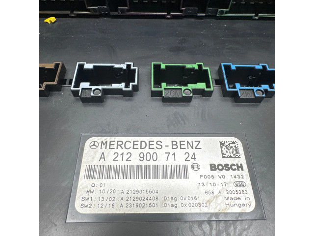Pojistková skříňka A2129007124, A2129024401 Mercedes-Benz E W212 2014