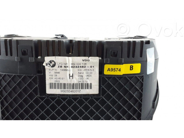 Панель приборов 9232482, 869000138   BMW Z4 E89       