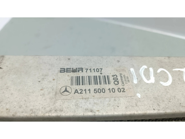 Интеркулер  A2115001002, 71107   Mercedes-Benz E W211 2.2