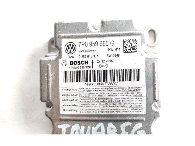 Блок подушек безопасности 7P0959655G, 0285013371 Porsche Cayenne (92A)