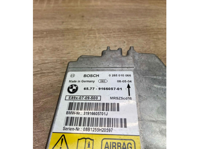 Turbodmychadlo Блок управления надувных подушек 9166057, 0285010066 BMW 1 E81 E87