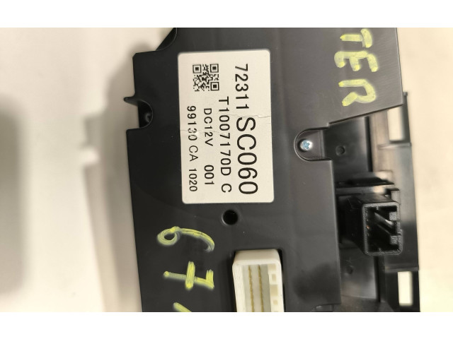 Блок управления климат-контролем 72311SC060, 99130CA Subaru Forester SH