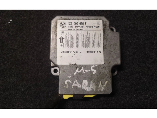 Блок подушек безопасности 1C0909605F, 01060312G Skoda Fabia Mk2 (5J)