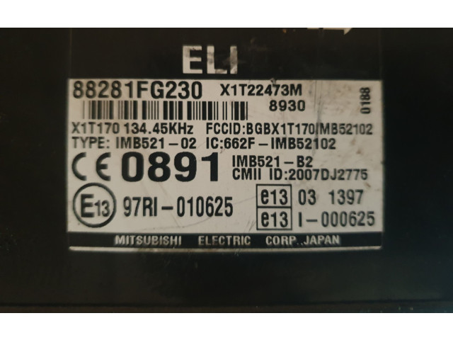 Подушка безопасности водителя 88281FG230 Subaru Impreza III