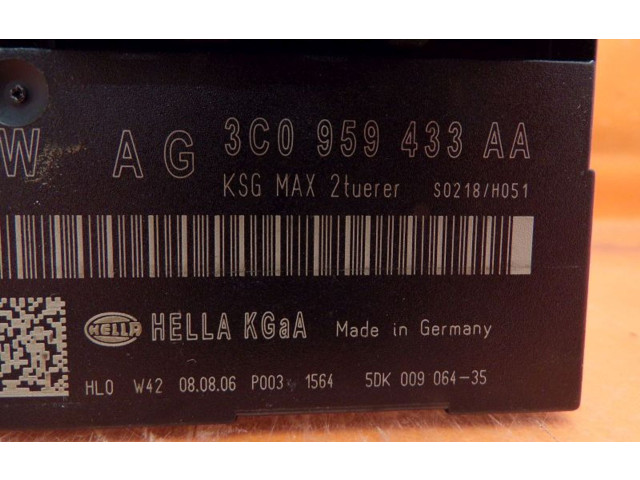Блок комфорта 3C0959433AA, 3C0959433AA   Volkswagen Passat Alltrack   