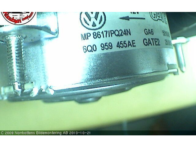 Вентилятор радиатора 6Q0959455AE Skoda Fabia Mk2 (5J)